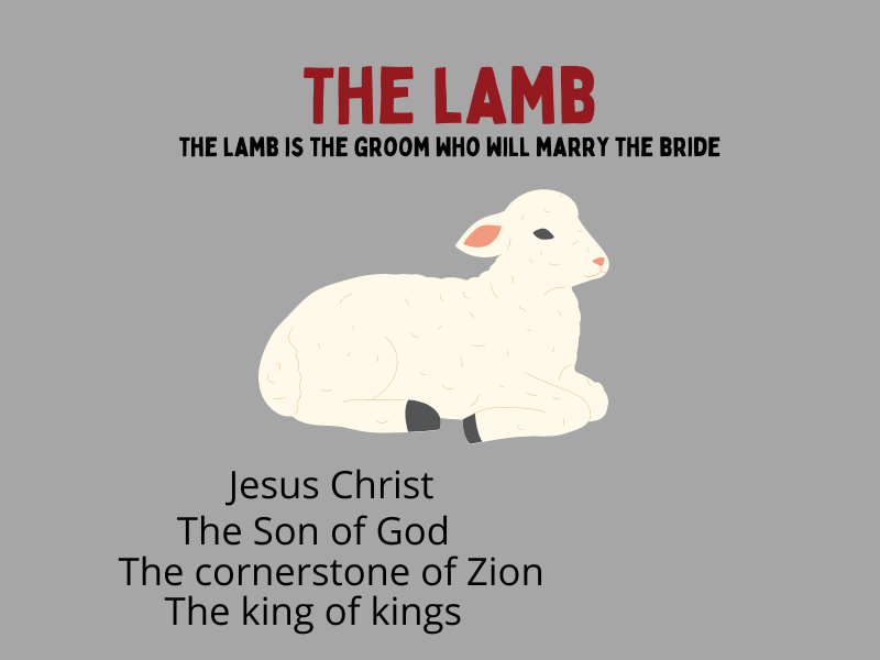The lamb marrying zion