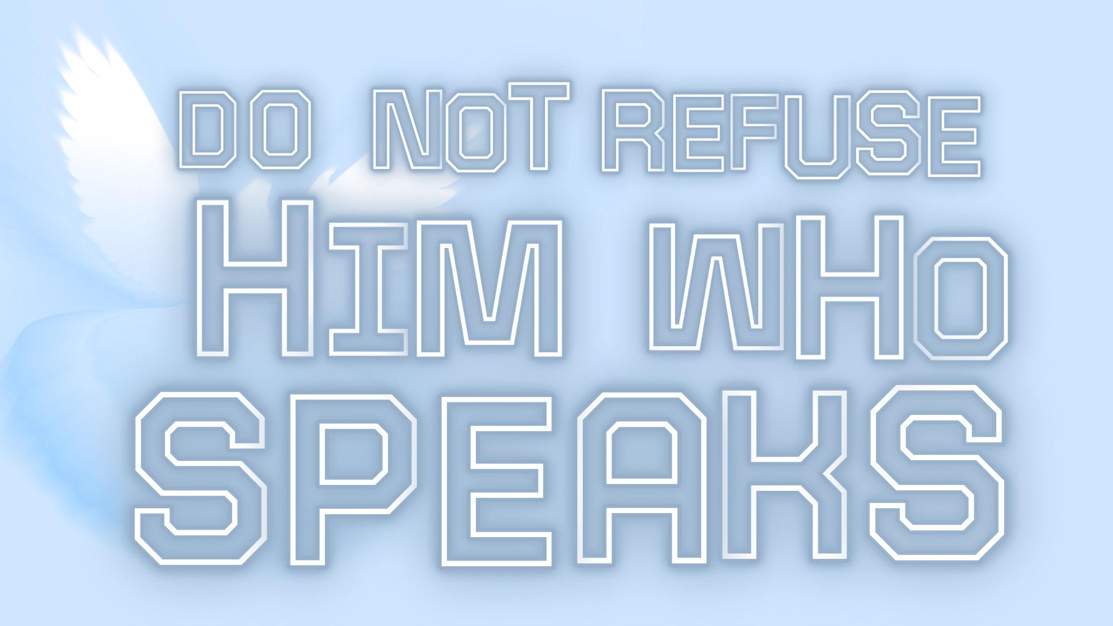 who is the one who speaks?