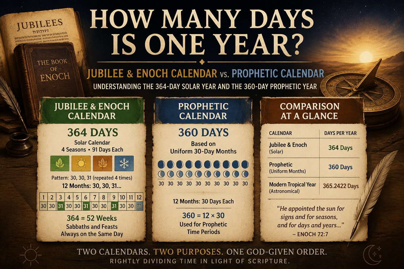 the enoch calendar and the jubilee calendar